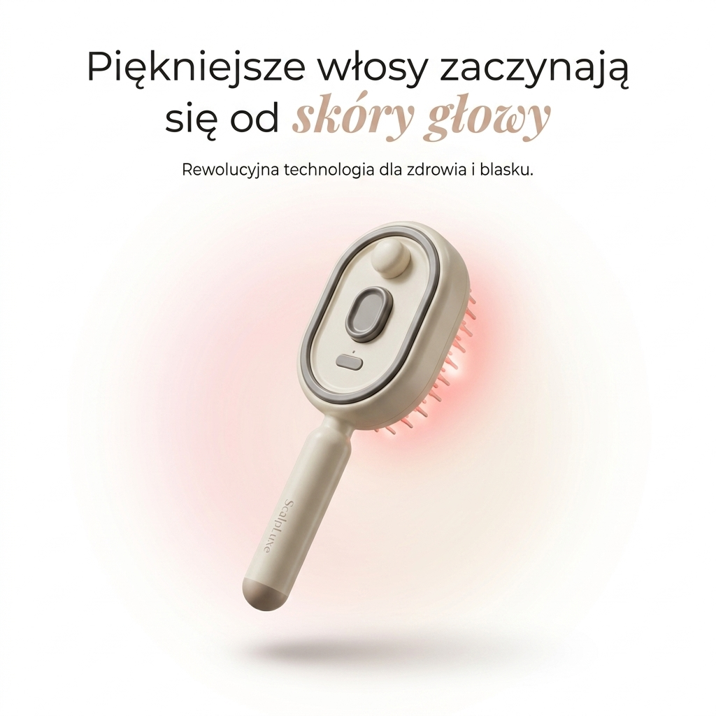 Szczotka do Włosów z Funkcją Masażu i Rozpylania Oleju